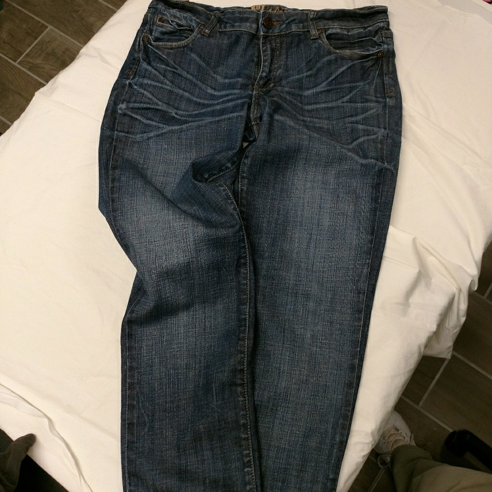 Kut from the kloth straight leg jeans sz 10